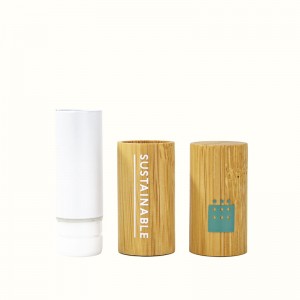 Cheapest Factory Luxurious Lipbalmcontainers Bamboolipsticktube Biodegradable Chapstick Lip Balm Lipstic Liquid Lipstick Packaging Container Tube