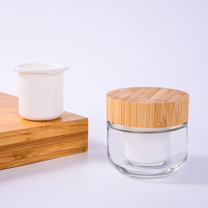 Professional Factory for Wholesale High Borosilicate Glass Storage Jar with Bamboo Lid Glass Storage Jars with Wood Lid Food Storage Containers