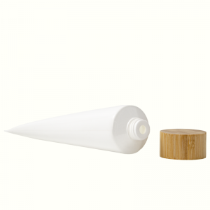 Mono-PE tube with bamboo cap
