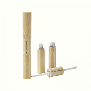 Low MOQ for Refillable Pla Mascara Tube - 2 in 1 Bamboo Lip Gloss Eyeliner Tube – YiCai