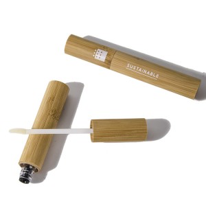 Empty Bamboo lip gloss tube