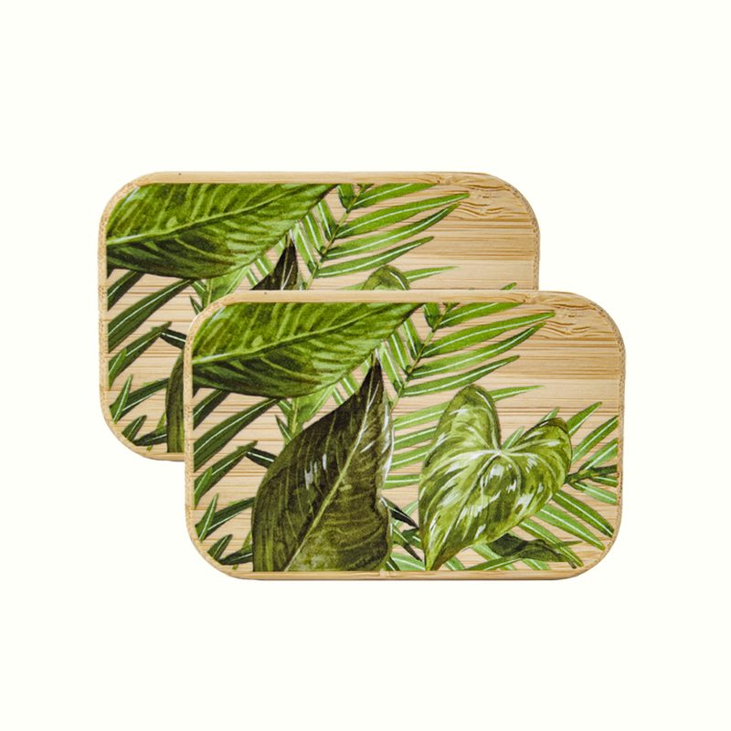 Personlized Products Bamboo Jar Containers - Refillable Natrual green eyeshadow pallete – YiCai