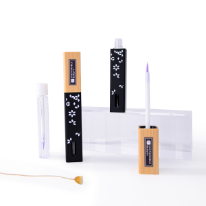 Bamboo Cosmetic Packaging Eyeliner Mascara Lipgloss