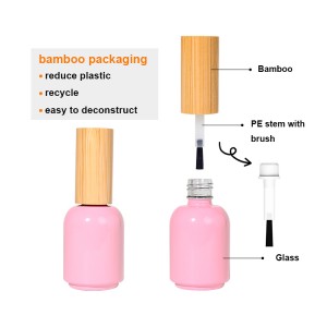 SUSTAINABLE PACKAGING SOLUTION – Bamboo cap/ Nail polish