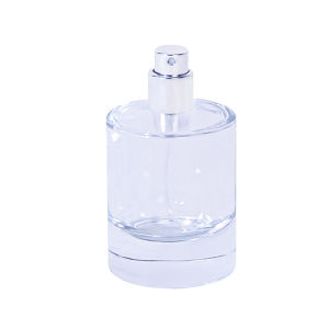 Perfume glass bottle with Wooden Cap