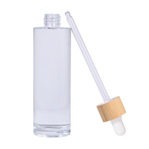 DROPPER GLASS BOTTLE – WITH BAMBOO COLLAR