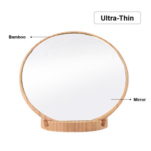 Moisture-proof and Durable Bamboo Bathroom Mirror