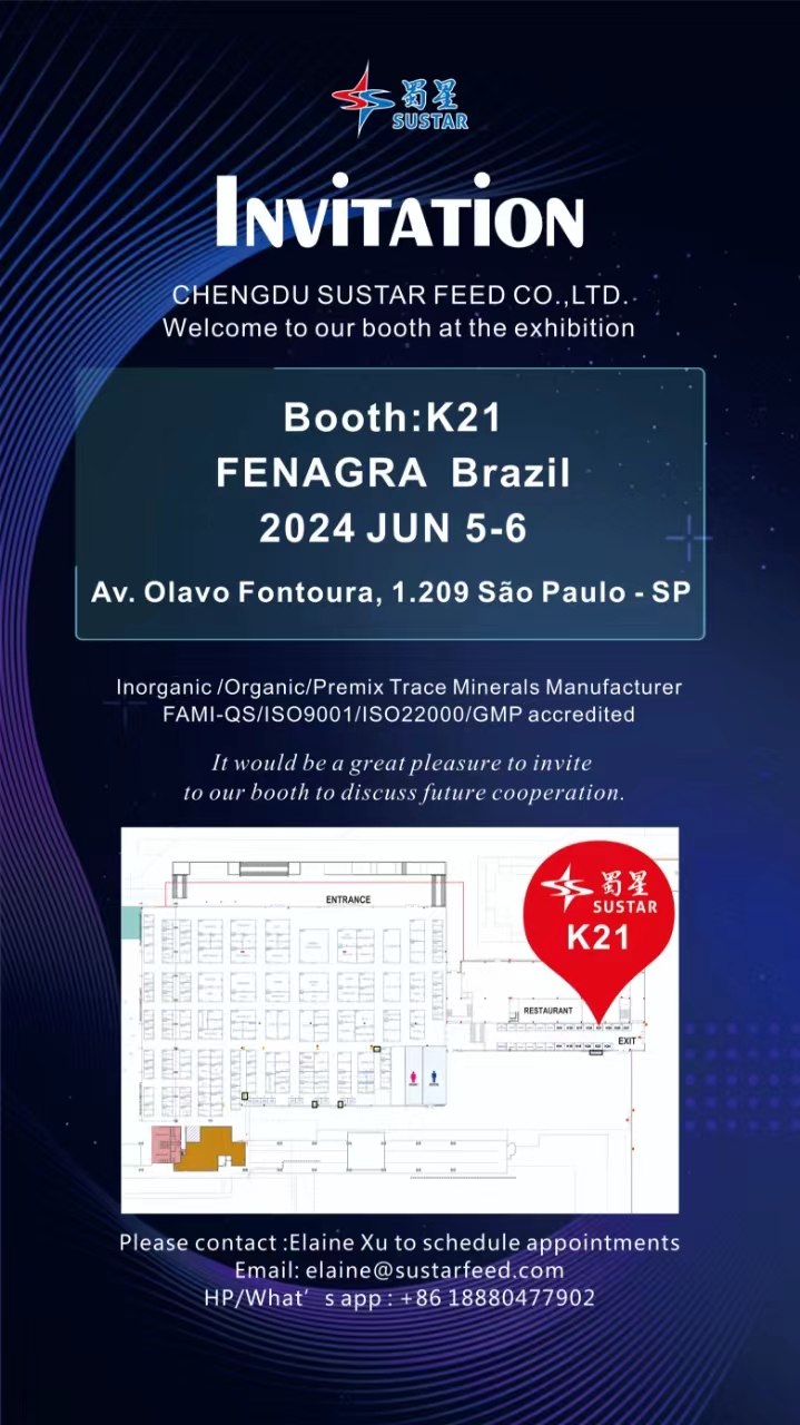Invitation: Welcome to our booth in FENAGRA Brazil 2024