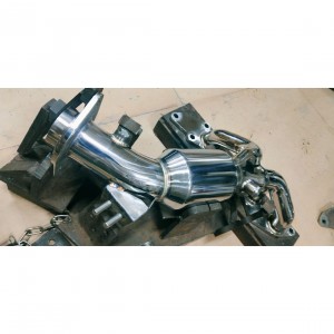 stainless steel or aluminized steel exhaust pipe