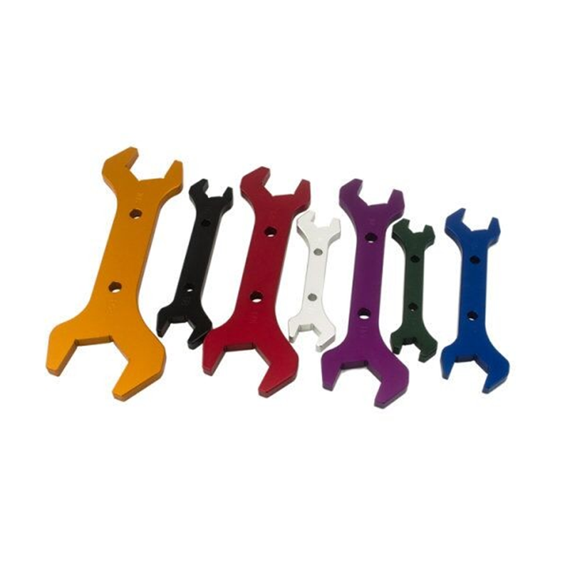China OEM Hard Anodized Aluminium Factories –  DOUBLE HEAD WRENCHES Alloy wrench for oil cooler oil pipe joint refitted from automobile – Sino Vision