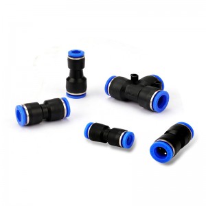Pneumatic Fitting Pipe Connector Tube Air Quick Fittings Water Push In Hose Couping 4mm 6mm 8mm 10mm 12mm PU PY PK PM PZA HVFF