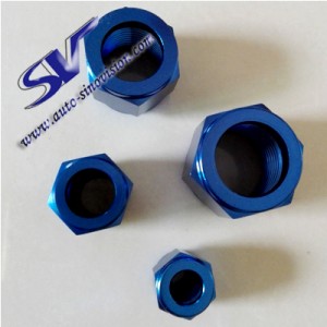 China OEM An Hose Ends Factories –  An oil pipe nut / aluminum screw / nut / special nut for automobile refitting small aluminum pipe tube nut – Sino Vision