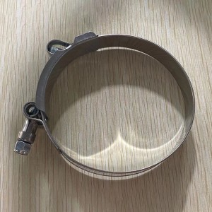 Factory Cheap Hot China American Type Hose Clamp for PVC Pipe Fitting, with Plastic Butterfly Handle Hose Clamp