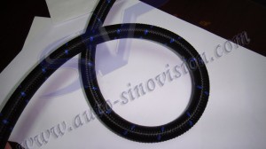 Custom 3an 4an 6an 8an 10an 12an 16an an ptfe black nylon stainless steel braided fuel line hose
