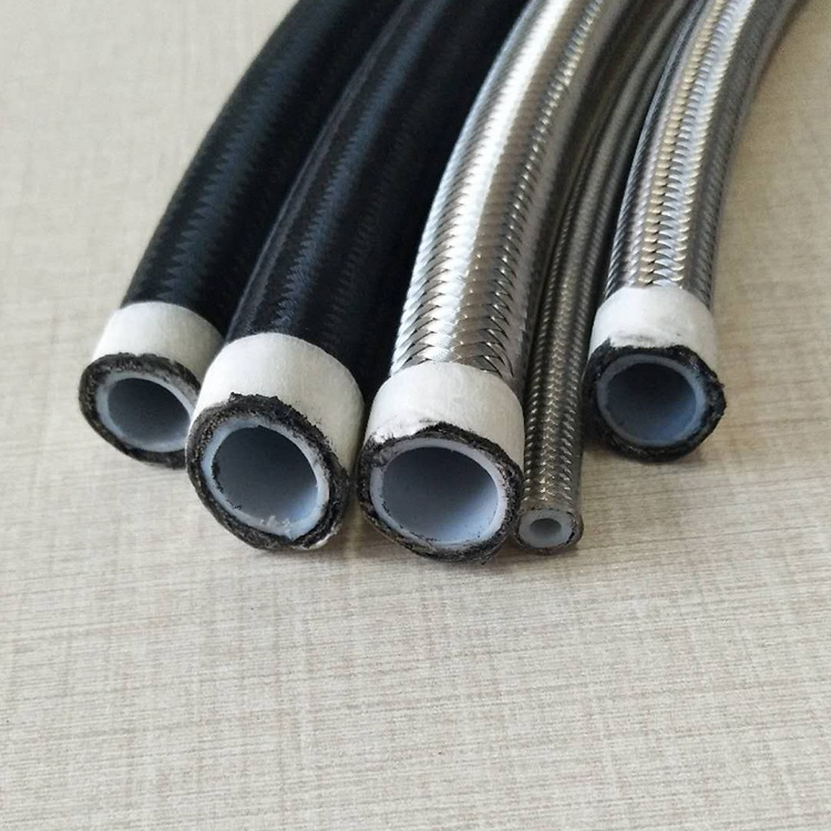 China OEM Cnc Machining Prototype Manufacturers –  Custom 3an 4an 6an 8an 10an 12an 16an an ptfe black nylon stainless steel braided fuel line hose – Sino Vision