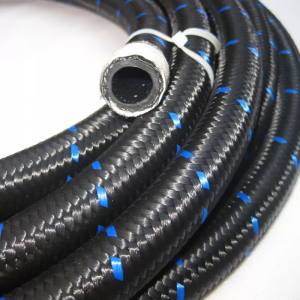Black Nylon braided light weight hose_2 layers braided