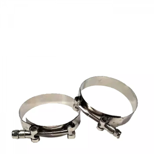 Factory Price For Double Bolt Heavy Duty Hose Clamps