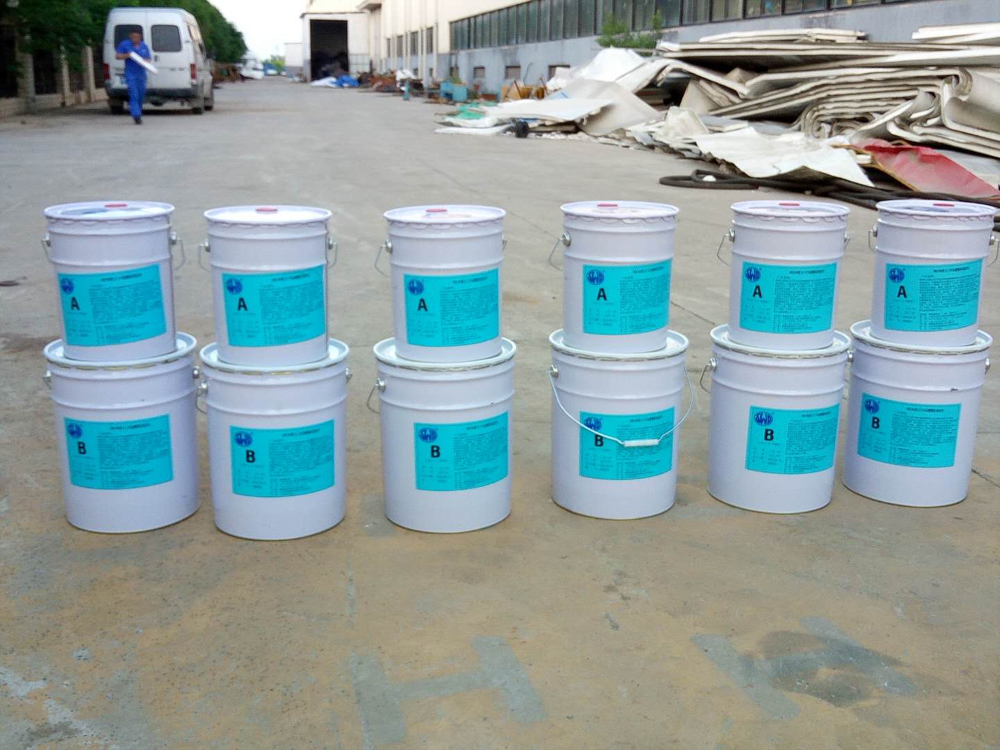 SWD9604 room temperature cure water base environment friendly internal & external wall anticorrosion coating Featured Image