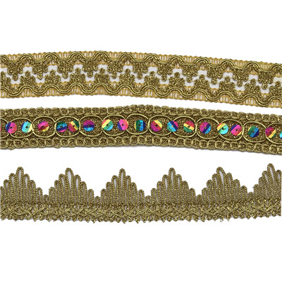 Manufacturing Companies for Bale Rope - Different Styles of African Dresses Decorative Metallic Ribbon Webbing – New Swell