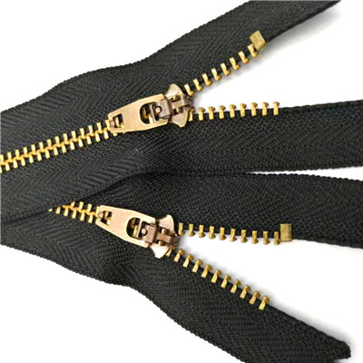 factory customized Metal Teeth Zipper Roll - 4YG brass zipper for Jeans – New Swell