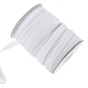 Amazon Hot Selling White Color Cotton Double Fold Bias Binding Tape For Sewing Seaming Binding Hemming Piping Quilting