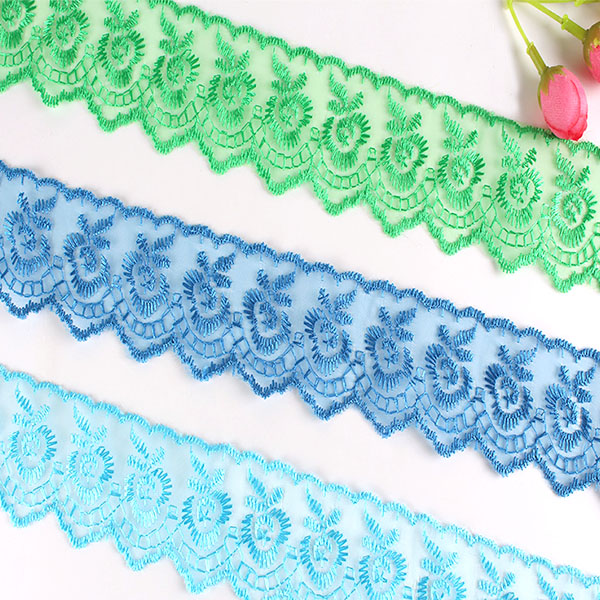 18 Years Factory Braided Cotton Tape - New Arrival Colored Dubai Embroidery Tc Lace Trim – New Swell
