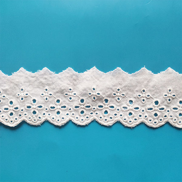 2019 Latest Design China Free Sample Decorative Colorful Poly Lace Trim for Clothing