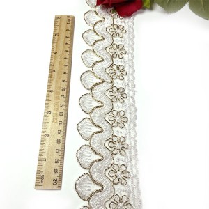 Factory Outlets Leather Puller Plastic Zipper - Western Fashion Design Rose Lace Fabric Trim – New Swell