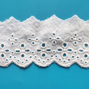 2019 Latest Design China Free Sample Decorative Colorful Poly Lace Trim for Clothing