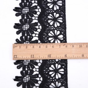 ODM Factory High Quality China Manufacturer New Fashion Elastic Nylon Knitted Garment Custom Factory Tricot Lace Trim