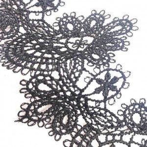 Best quality High Quality Trim Lace Fabric Elastic Stretch Soft Embroidery Lace Fabric Knitted Multicolor Lace Trim for Lingerie or Ladies Dress