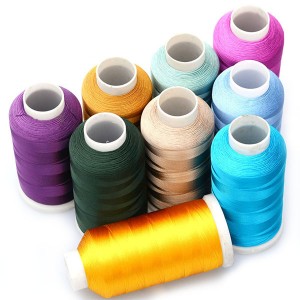 Factory direct supply 100% Viscose  Embroidery Thread 120D/2