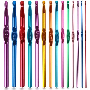 Personlized Products Set Punch Needle - Multi-Coloured 2mm-10mm Knit Needles Handle Crochet Hooks Knitting Set – New Swell