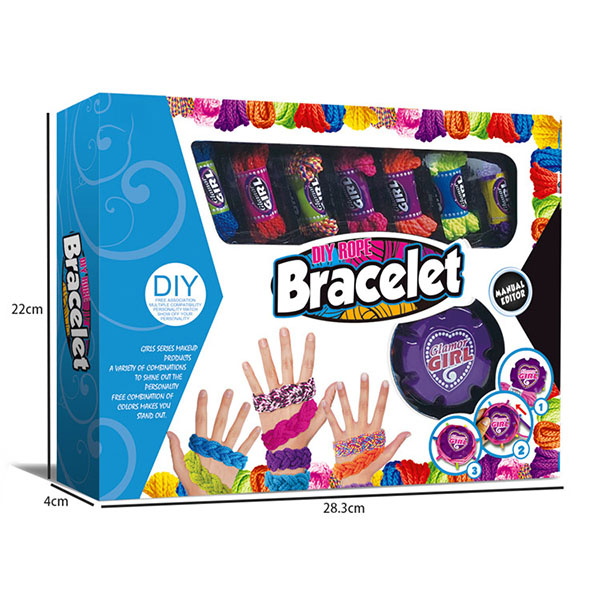 Crafters Choice DIY Girl Power Bracelet Kit Multicoloured
