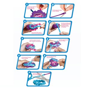 DIY Bracelet Toy Machine Kit Charm Bracelet Making Girl Bracelet Toy