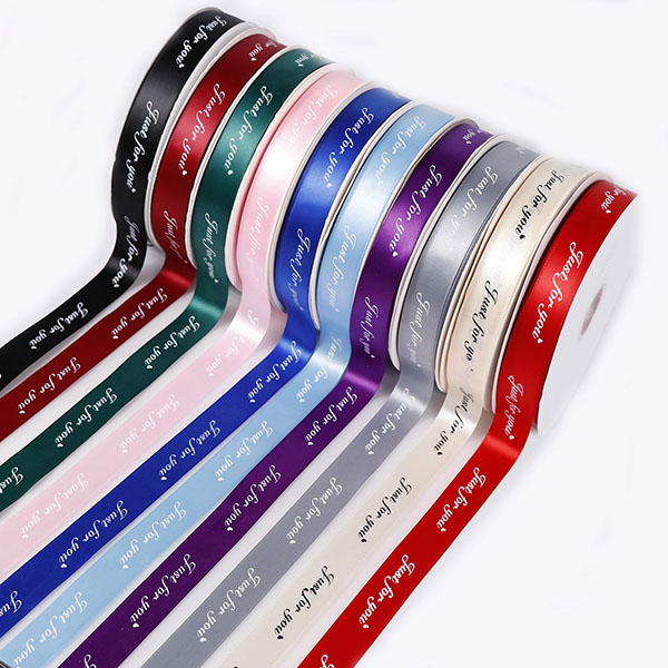 Chinese Professional Open End Zipper - Single Face 100% Polyester Printed Satin Ribbon For Decoration – New Swell