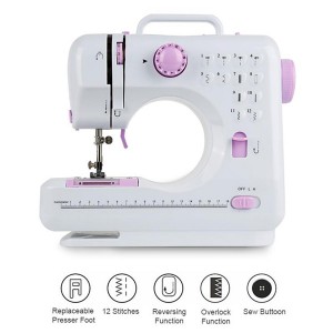 Portable Sewing Machine Semi-automatic Electric Over lock Sewing Machine