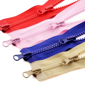 Open End Plastic Zipper #8 Resin Zipper