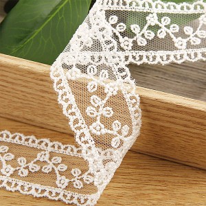 Factory Custom Design Embroidered Lace Trim