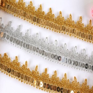 Trending Products Wholesale Tailoring Decoration Trim Floral Embroidered 7 Cm Wide Water Soluble Colorful Embroidery Guipure Border Lace Trim