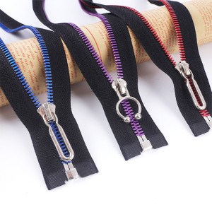 Factory Price For Polyester Tape - Colorful Y-Teeth Metal Zipper Auto Lock Slider Open End – New Swell