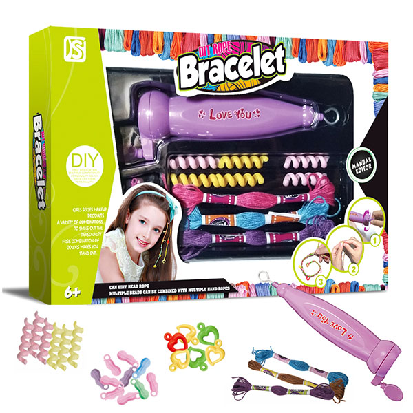 8 Year Exporter Diy Knitting Loom - Kids Beauty Toy Set DIY Handmade Knitted Toy For Girls – New Swell