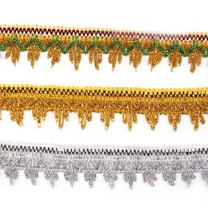 Custom Embroidery Woven Braid Jacquard Trim Type Jacquard Tape in Webbing