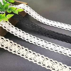 Factory Selling China Black Stretch Lace Trim, Lace, Lace for Garment Industry, Stretch Lace, Elastic Lace