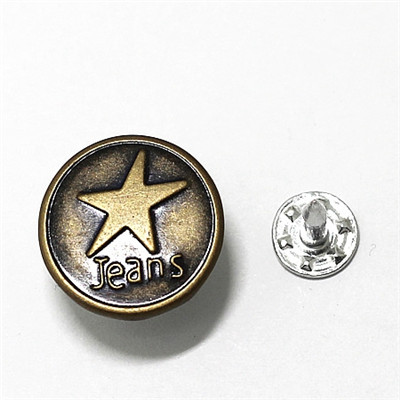 Factory wholesale Plastic Snap Button - New Fashion High Quality Jeans Button for Jeans – New Swell
