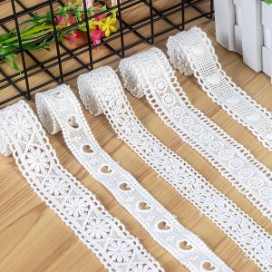 Chinese Professional China Factory High Quality Custom Factory Embroidered Chemical Lace Trim
