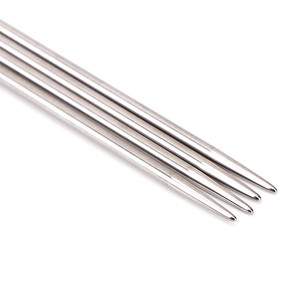 Stainless Steel Ring Needle Knitting Needles Set Tools DIY Knit Accessories