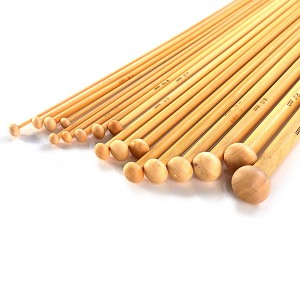 36 PCS Bamboo Knitting Needles Set (18 Sizes From 2.0mm to 10.0mm)