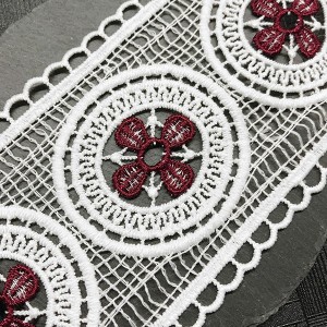 2019 Good Quality China Embroidery Clothing Accessories Trim Lace Wholesale White Crochet Cotton Lace Trim