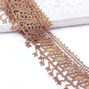 Cheapest Factory China Cheap Price Charming Fancy Flower White French Wrap Knitting Elastic Lace Trim for Lingerie